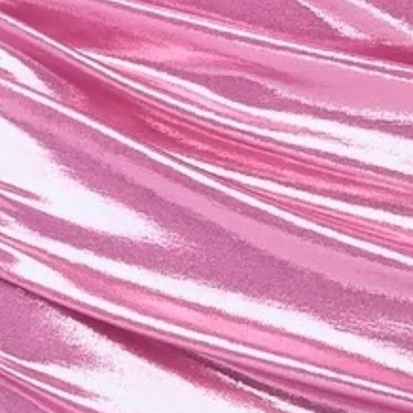 Norma Kamali Candy Pink Lame' Diana Dress, XS - Picture 6 of 6